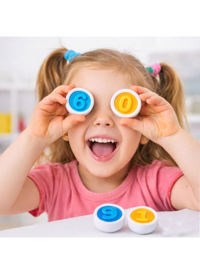 UKR Interactive Matching Egg Toy for Kids,Toddler Matching Egg Learning Educational Toy (Numbers) - Image 5